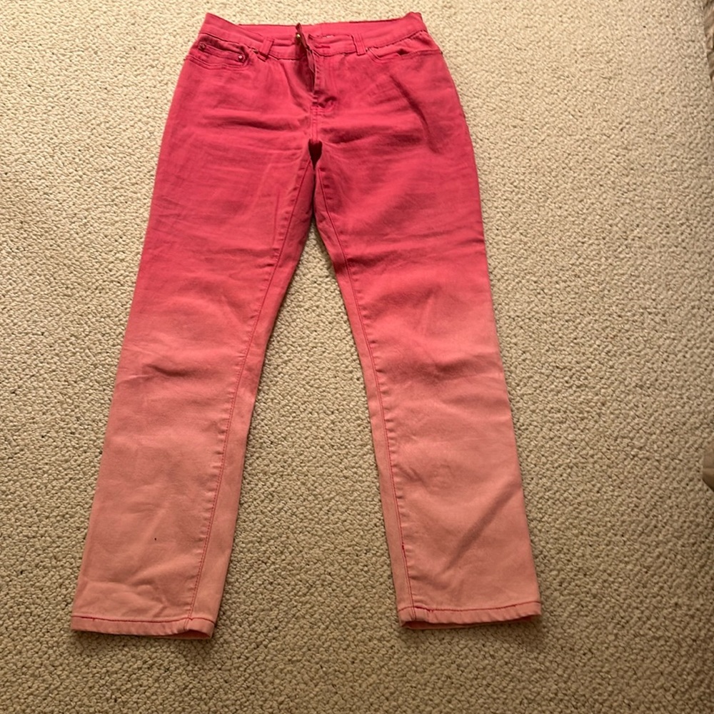 Pink jeans